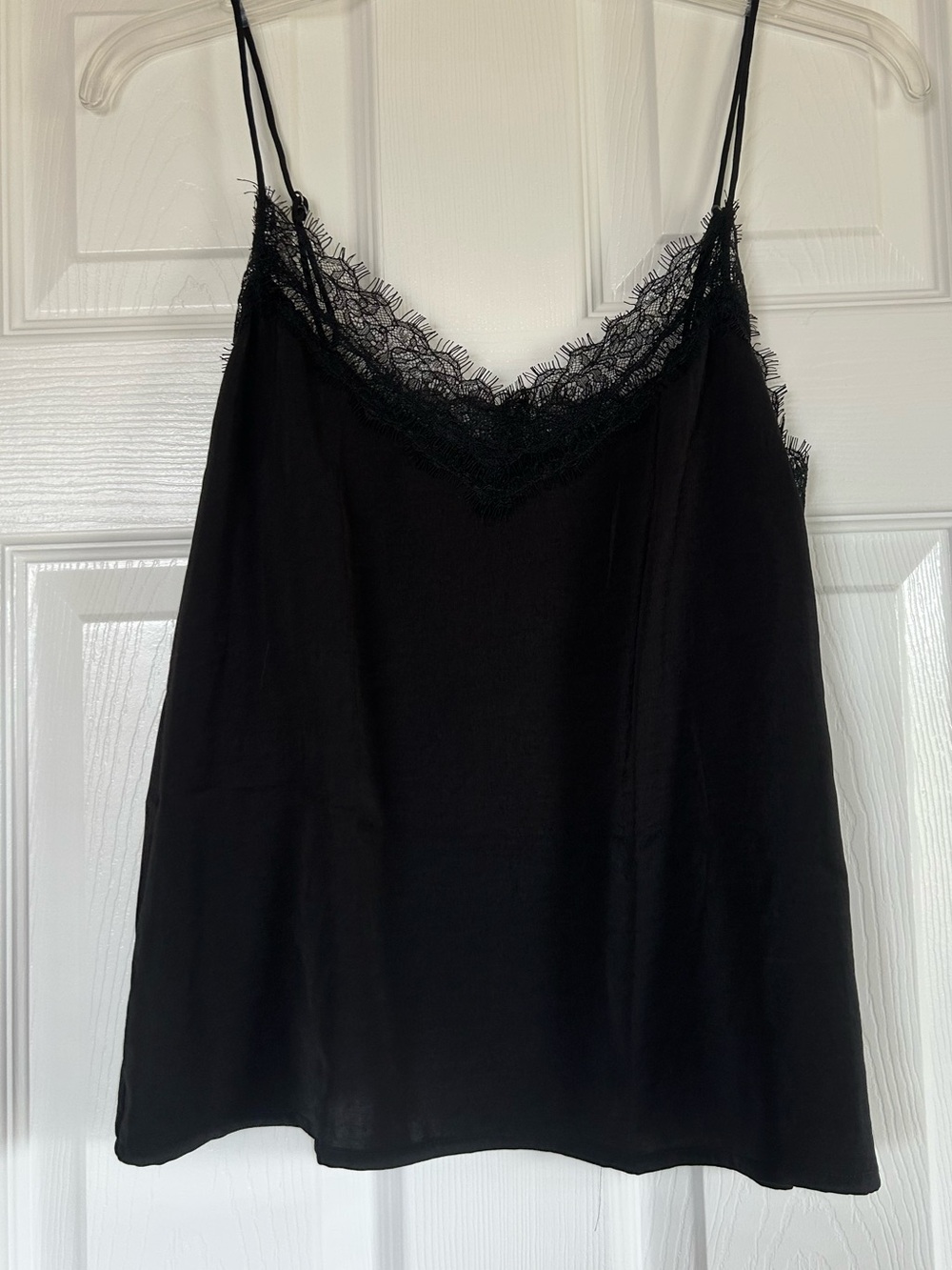 Banana Republic Black Lace Trim Cami Tank